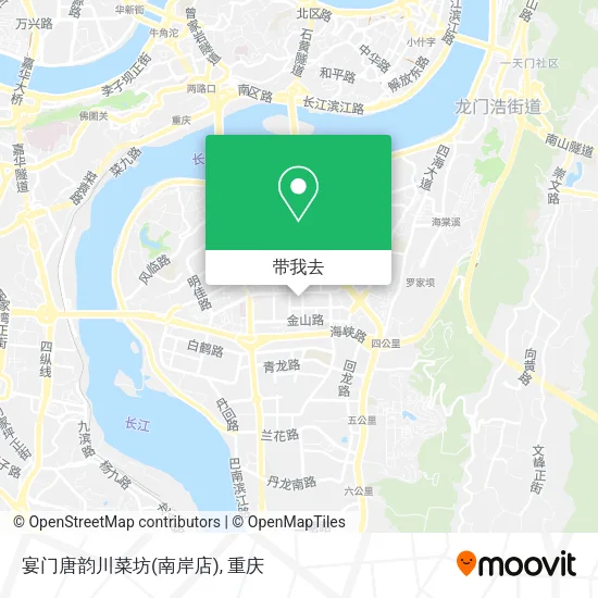 宴门唐韵川菜坊(南岸店)地图