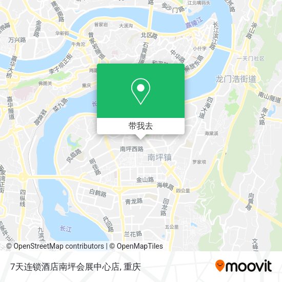 7天连锁酒店南坪会展中心店地图