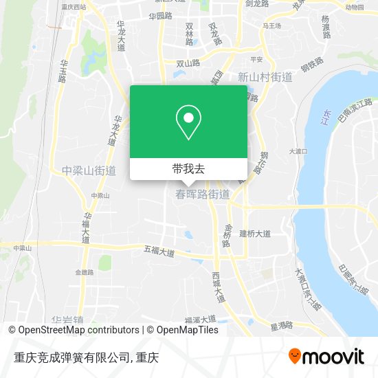 重庆竞成弹簧有限公司地图