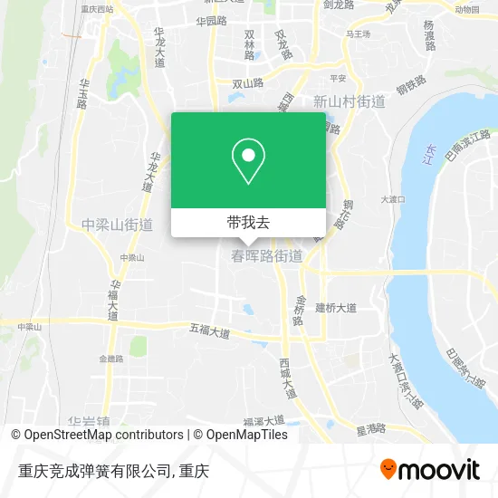 重庆竞成弹簧有限公司地图