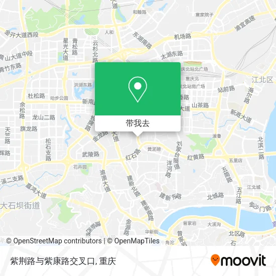 紫荆路与紫康路交叉口地图