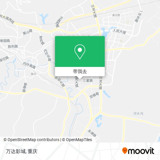 万达影城地图