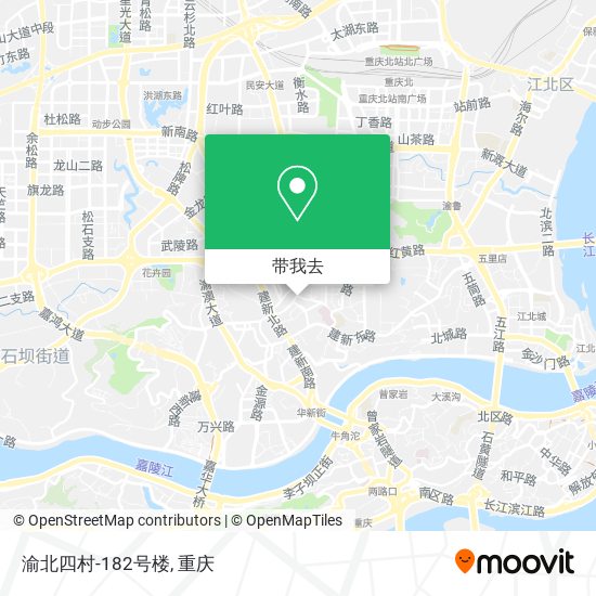 渝北四村-182号楼地图