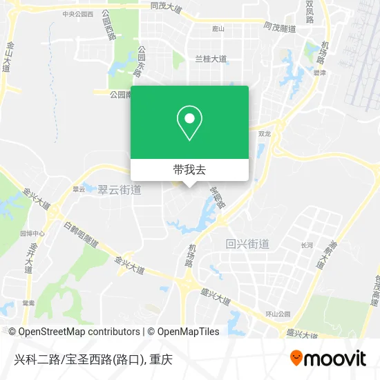 兴科二路/宝圣西路(路口)地图