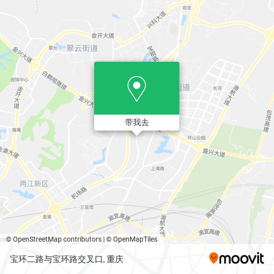 宝环二路与宝环路交叉口地图