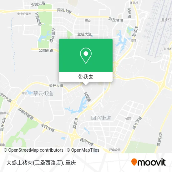 大盛土猪肉(宝圣西路店)地图