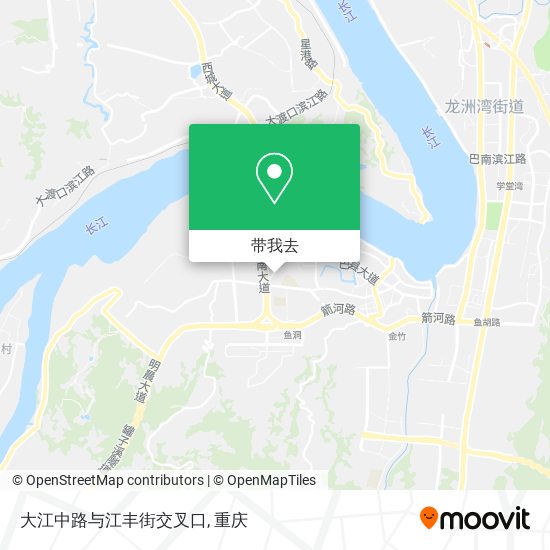 大江中路与江丰街交叉口地图