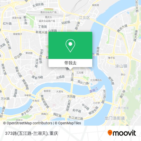 373路(五江路-兰湖天)地图