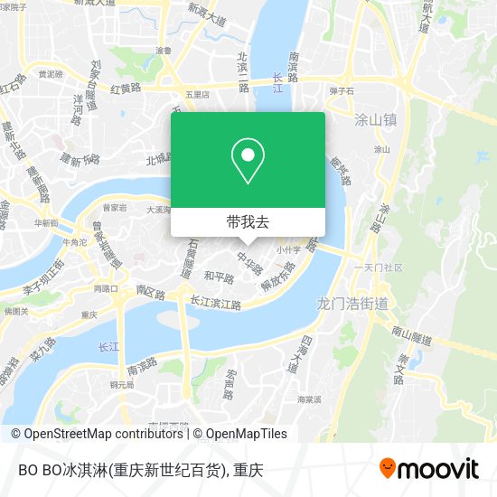 BO BO冰淇淋(重庆新世纪百货)地图