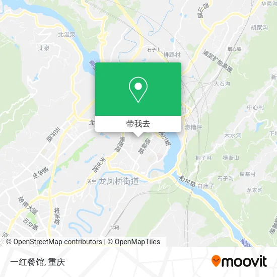 一红餐馆地图