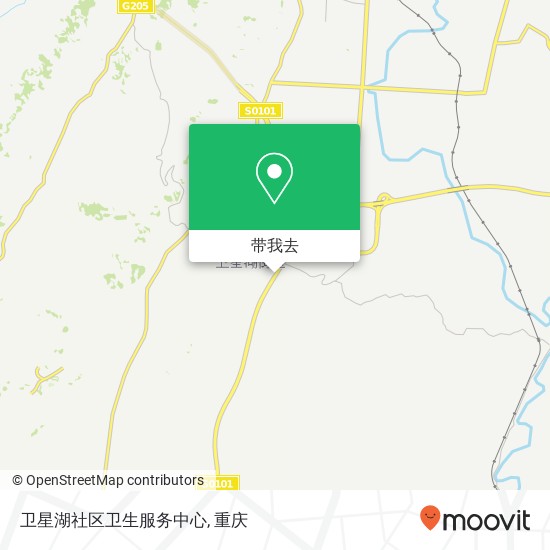 卫星湖社区卫生服务中心地图