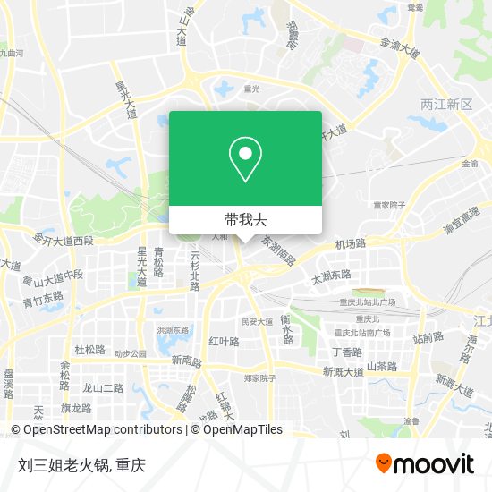 刘三姐老火锅地图