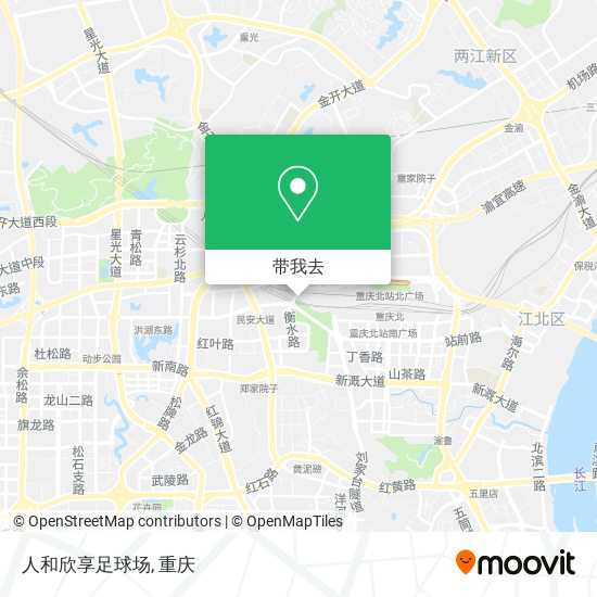 人和欣享足球场地图