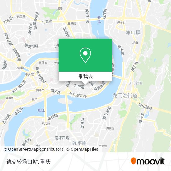 轨交较场口站地图