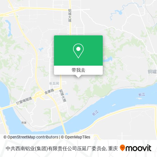 中共西南铝业(集团)有限责任公司压延厂委员会地图