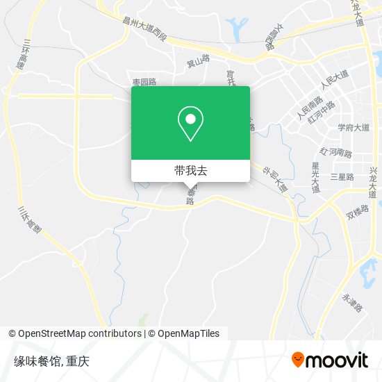 缘味餐馆地图