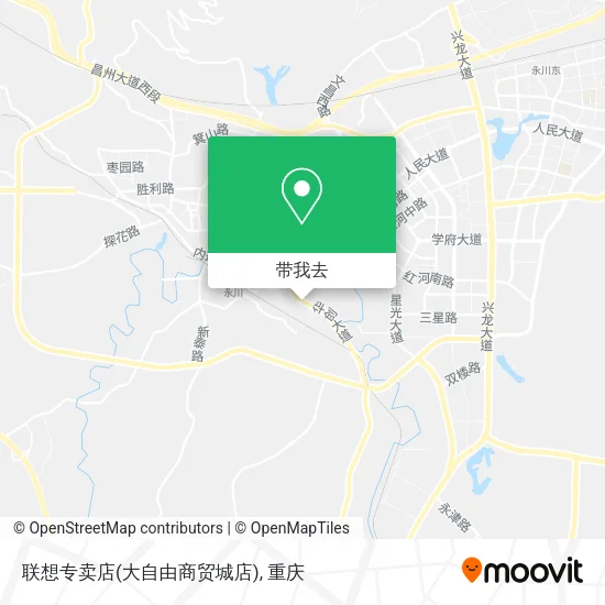 联想专卖店(大自由商贸城店)地图