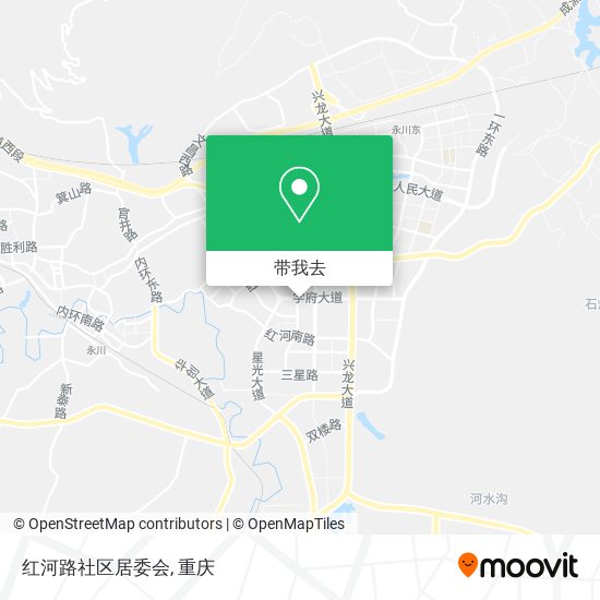 红河路社区居委会地图