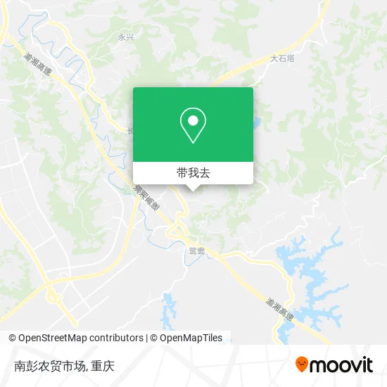 南彭农贸市场地图