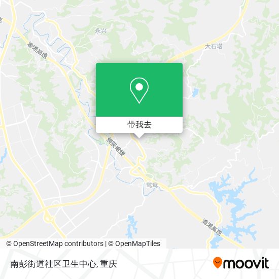 南彭街道社区卫生中心地图