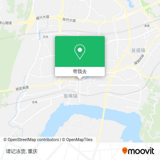 谭记冻货地图