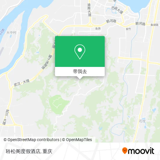 聆松阁度假酒店地图