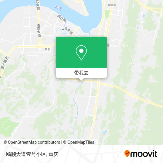 鸥鹏大道壹号小区地图