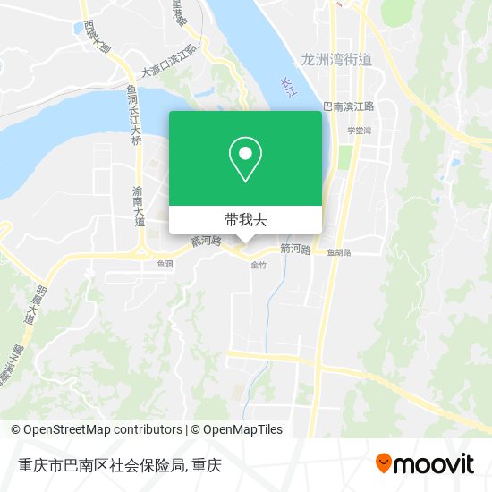 重庆市巴南区社会保险局地图