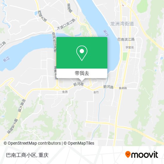 巴南工商小区地图