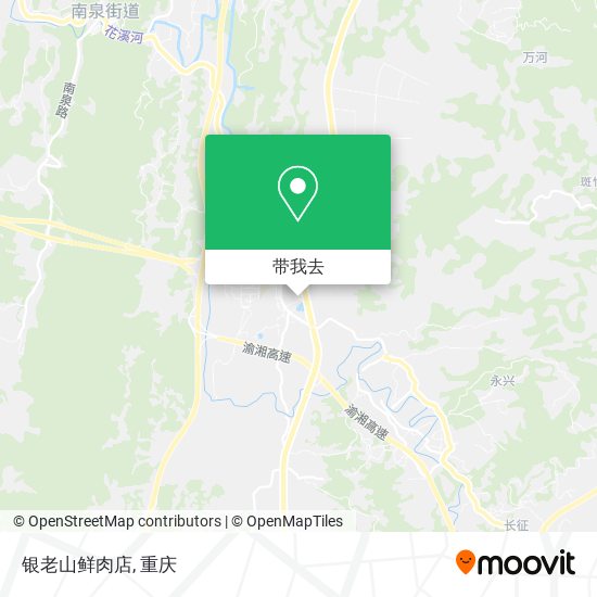 银老山鲜肉店地图