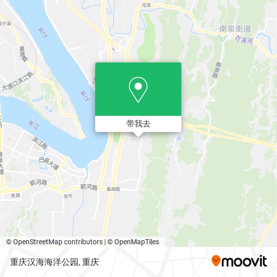 重庆汉海海洋公园地图
