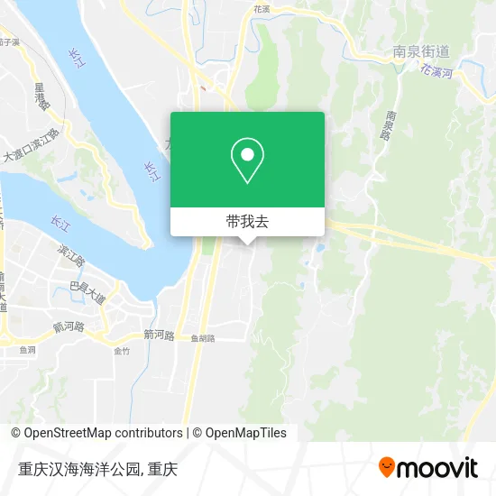 重庆汉海海洋公园地图