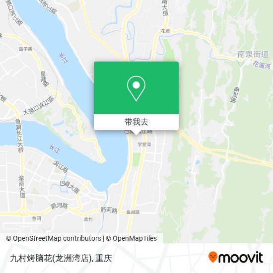 九村烤脑花(龙洲湾店)地图