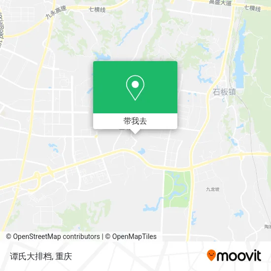 谭氏大排档地图