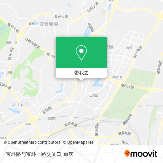 宝环路与宝环一路交叉口地图