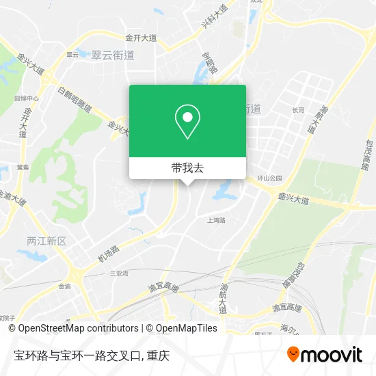 宝环路与宝环一路交叉口地图