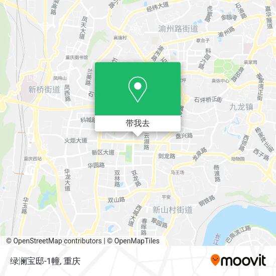 绿澜宝邸-1幢地图