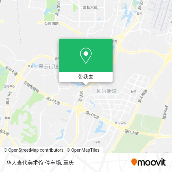 华人当代美术馆-停车场地图