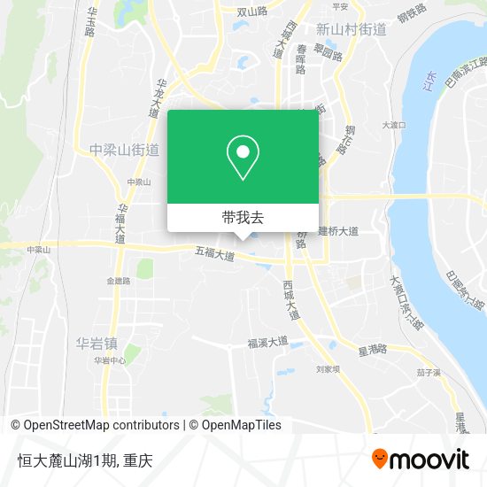 恒大麓山湖1期地图