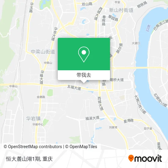 恒大麓山湖1期地图
