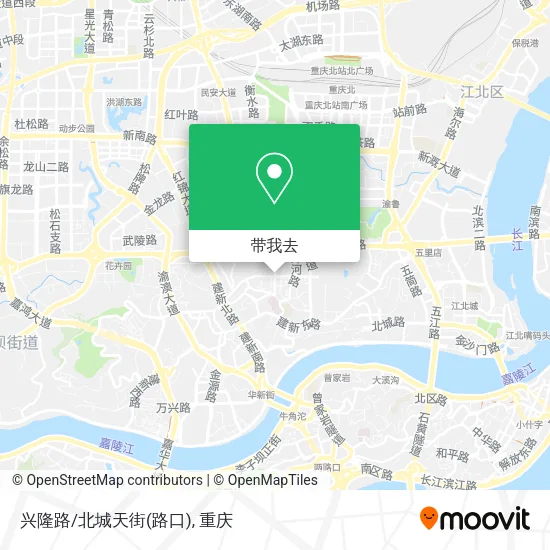 兴隆路/北城天街(路口)地图