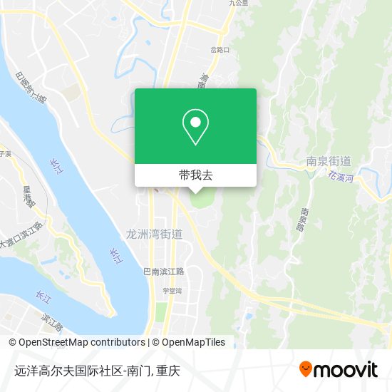 远洋高尔夫国际社区-南门地图