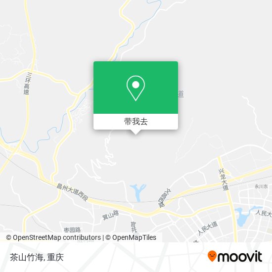 茶山竹海地图