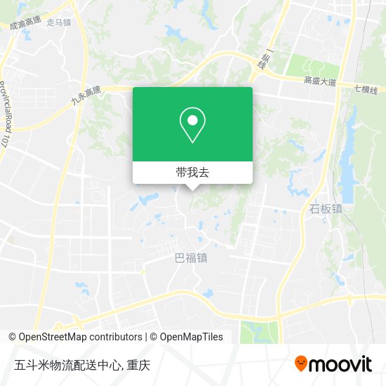 五斗米物流配送中心地图