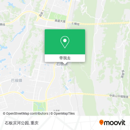 石板滨河公园地图