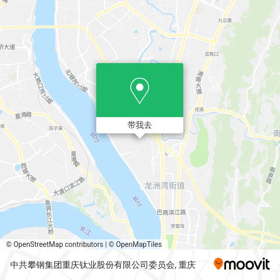 中共攀钢集团重庆钛业股份有限公司委员会地图