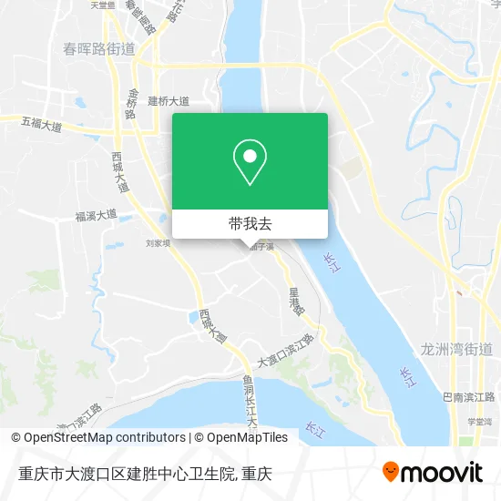 重庆市大渡口区建胜中心卫生院地图