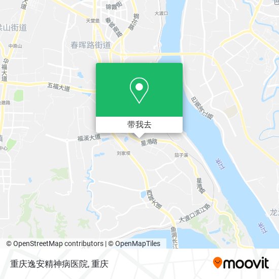 重庆逸安精神病医院地图