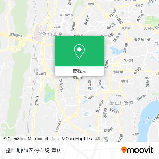 盛世龙都B区-停车场地图