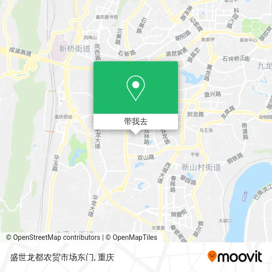 盛世龙都农贸市场东门地图